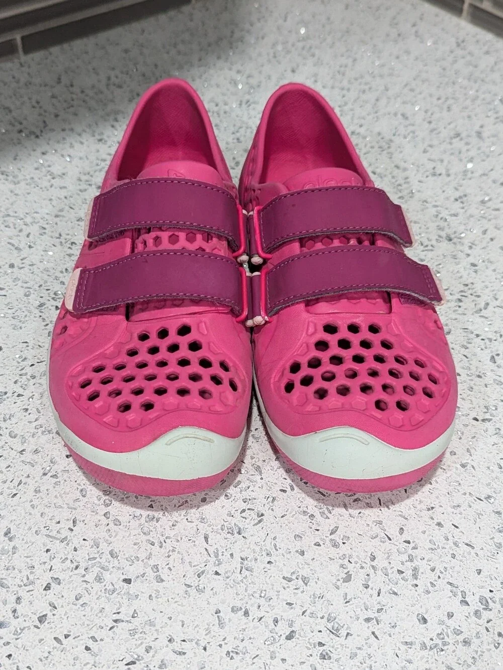 Plae Kids Water Shoes Mimo Lightweight Rubber Spring Summer Girls Size 3